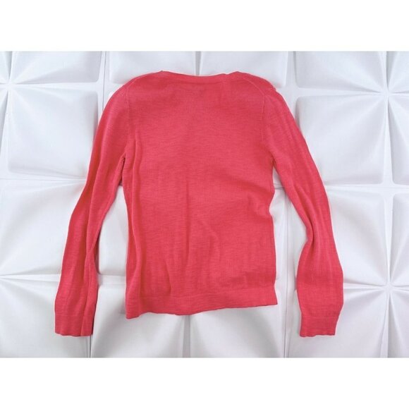J Crew Womens Sz S Pink Cotton Knit Crewneck Pullover Sweater - Picture 5 of 9